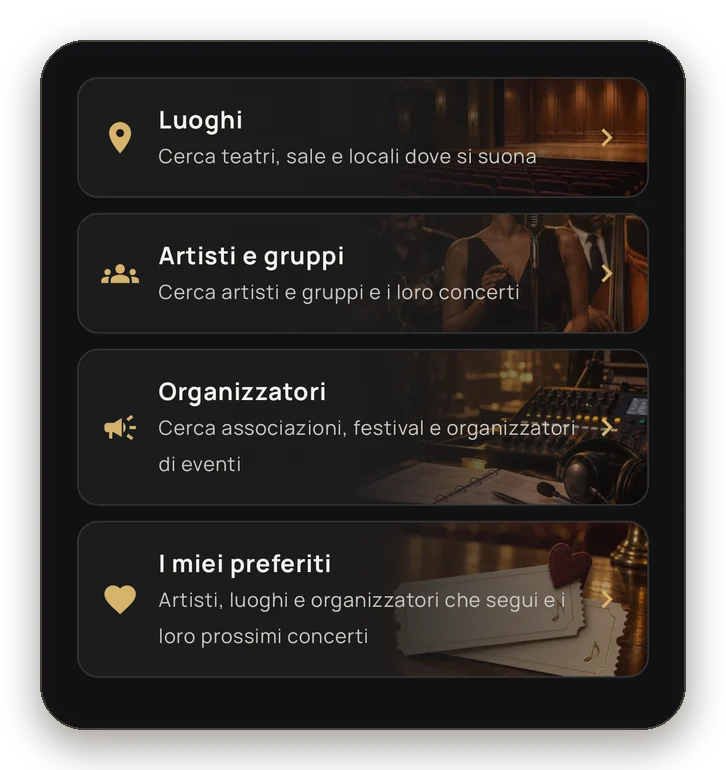Cerca e scopri